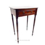 A Regency mahogany bedside table