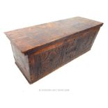 An antique blanket chest