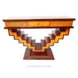 An Art Deco style console table