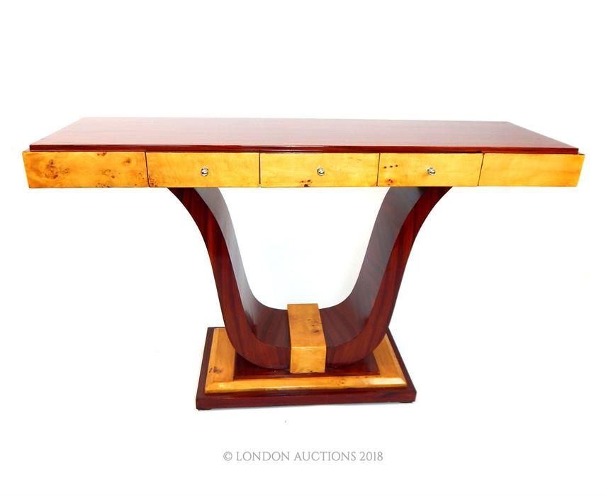 An Art Deco style console table