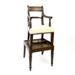A Regency mahogany child's chair