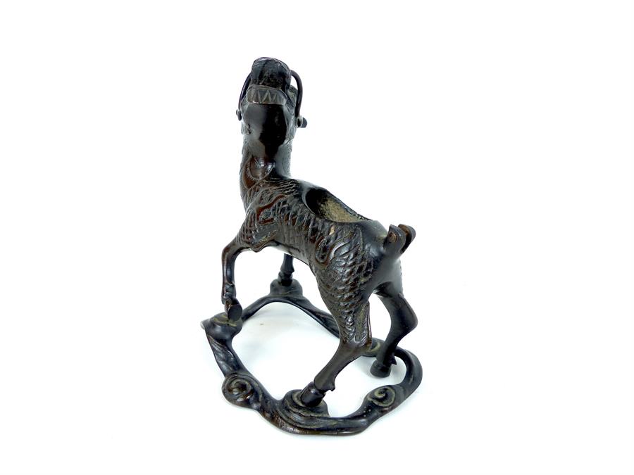Chinese bronze Kylin - Image 2 of 2