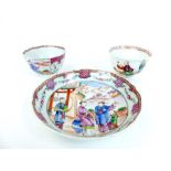 Chinese Famille Rose Mandarin Tea Ware