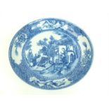 Chinese Blue and White Porcelain Dish