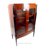 An Art Deco style display cabinet
