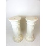 A Pair of Regency Design Painted Columns
