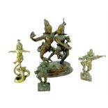 Four Oriental Bronze Collectables