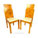 A pair of Art Deco style chairs