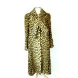 A real, leopard Print Coat