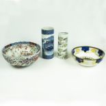 A small collection of Oriental and English ceramics