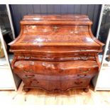 A Continental style bombe chest