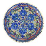 A late 19th / early 20th century Iznik plate