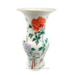 A large 19th century Chinese famille vert porcelain vase