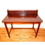 A 19th century, Cuban-mahogany-topped desk/side table