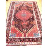 A large, fine quality, Persian, woollen rug