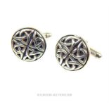 Silver Tiffany style Cufflinks