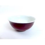 Chinese Sang de Bouf Bowl