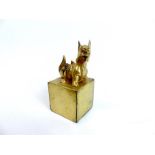 Chinese Gold Seal with Dog