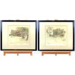 Cecil Aldin RBA, (1870-1935), Two signed prints of old manor houses