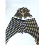 An Indian Mughal style vest and trousers