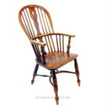 A 19th Century Windsor armchair