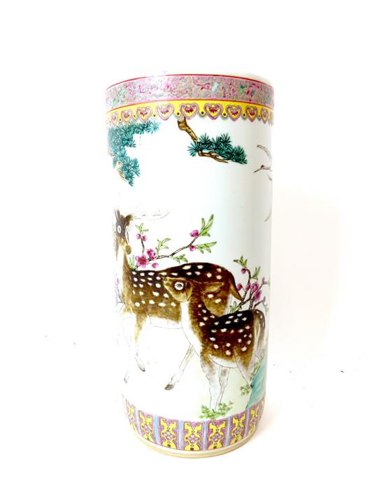 Chinese Famille Rose Umbrella Stand