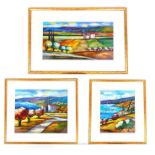 Slava Brodinsky (Russian b1955), three limited edition seriograph landscapes