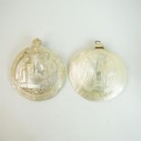 A Pair of Mother of Pearl Shells