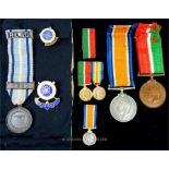 WWI medals and Royal Life-Saving Society collection