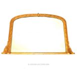 Victorian Gilt Woods Mirror