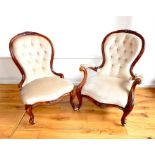 Victorian Armchair and Nursing Chair