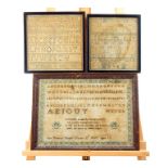 Three Early 19th Century Samplers