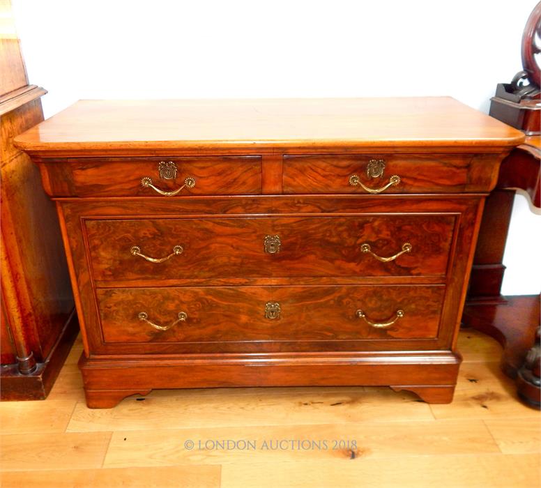 Continental Walnut Chest - Image 2 of 2