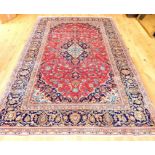A fine, central Persian, Kashan carpet