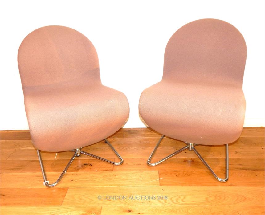 A pair of Verner Panton 123 chairs - Bild 2 aus 2