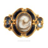 Mourning Brooch