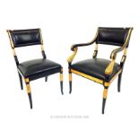 Pair of Empire style Chairs