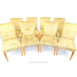 Set of eight chairs