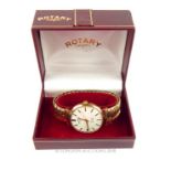 A Rotary gold gents wristwatch