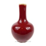A Chinese sang de boef vase