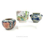 Three Chinese ceramics