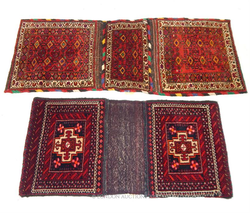 Two fine southwest Persian Qashqai saddle bags