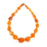 Amber necklace natural baltic