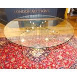 Circular Glass Table