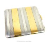 An Art Deco cigarette case