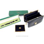 A Gucci ladies wristwatch and Gucci cigarette case