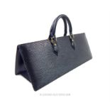 A Louis Vuitton, black, leather handbag