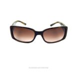 A pair of Chanel, faux-tortoiseshell sunglasses