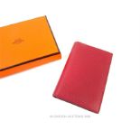 A Hermes leather wallet