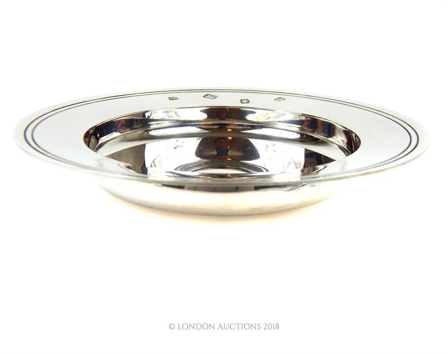 A sterling silver Armada dish - Image 2 of 3